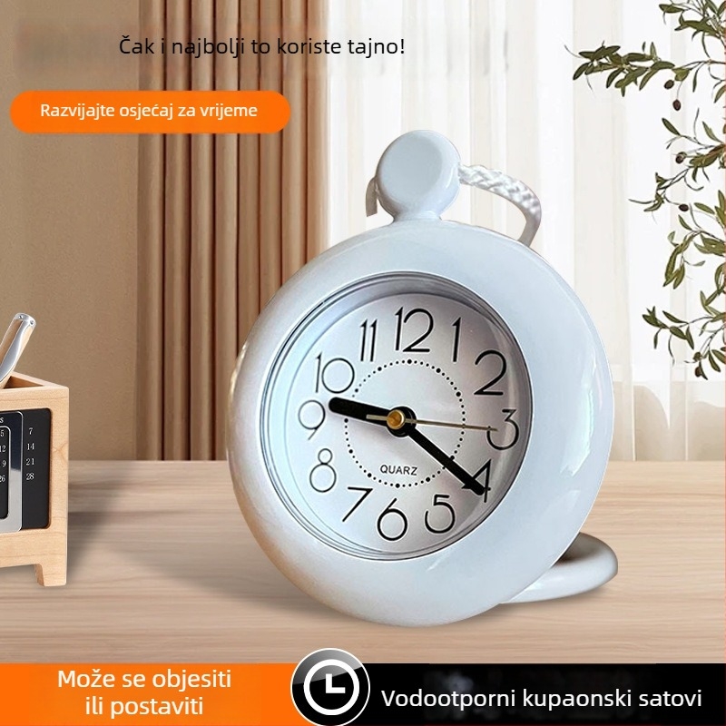 Ecation zidni sat — vodootporan kvarcni mehanizam (Eshida), jednostrani, debljina 4 mm, napajanje baterijom, prilagodljivo
