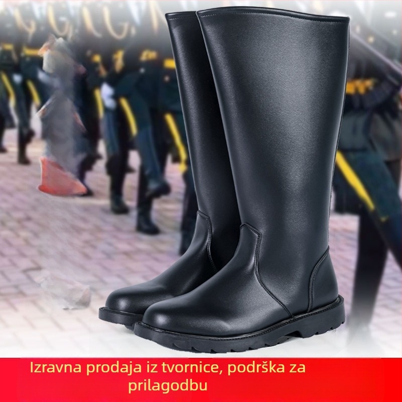Unisex viteške čizme – visok dio potkoljenice, bočni zatvarač, PU gornji dio, EVA uložak, vodootporne