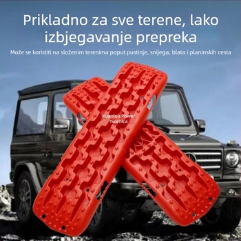 XUANLU Ploča za spašavanje terenskog vozila s protiv pijeska i izlazom iz snijega, duga ploča za samostalno spašavanje, prilagodba dostupna