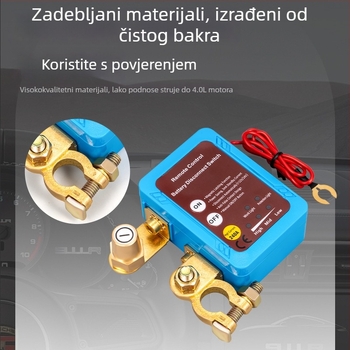 Qi ji 12/24V bežični prekidač s čistim srebrnim kontaktima za gensete, funkcija isključivanja napajanja