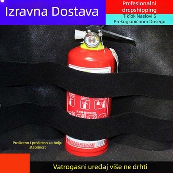 Remen za pričvršćivanje vatrogasnog aparata u prtljažniku automobila s Velcro kopčom — Che Meida