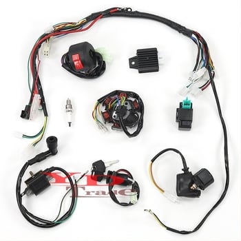 ATV terenski četverocikl 110–125cc, kompletno ožičenje, zapalna cijev, paket visokog napona, univerzalna primjena