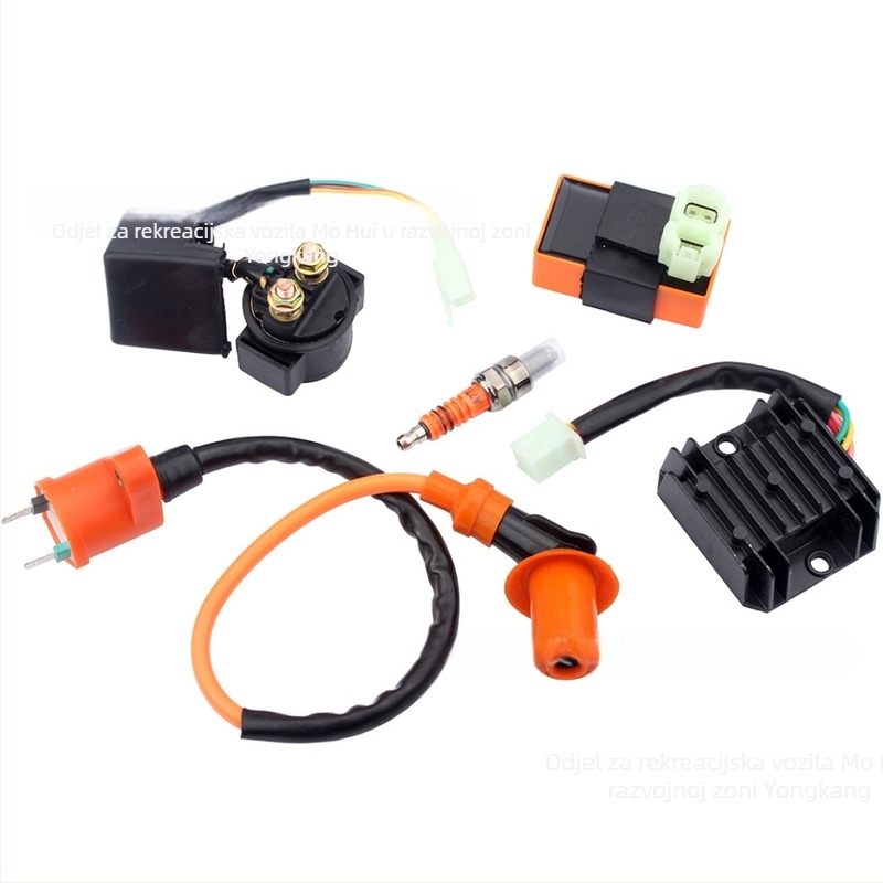 Set za paljenje skutera GY6 50-150cc: igniter, relej, ispravljač, set svjećica
