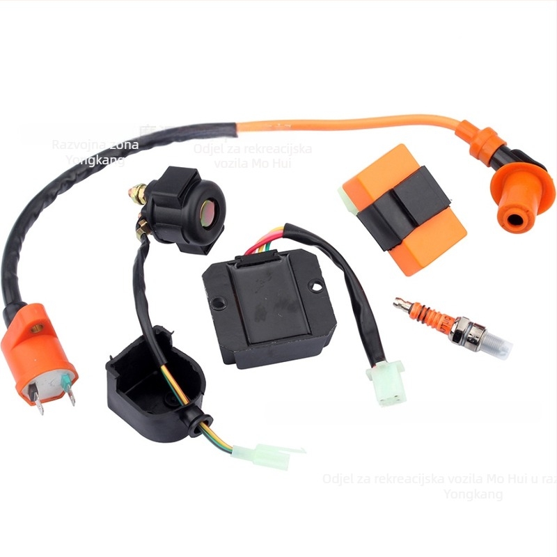Set za paljenje skutera GY6 50-150cc: igniter, relej, ispravljač, set svjećica