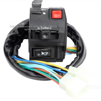 ATV off-road lijevi ručni prekidač s pet funkcija, 110-250cc