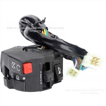 ATV off-road lijevi ručni prekidač s pet funkcija, 110-250cc