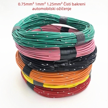 Automobilski kabel prema njemačkom standardu, čist bakar, tanki zidovi, otporan na visoke temperature, kabel za zvučnike