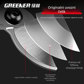 Škare za podrezivanje voćaka SK5 čelika – vrtne škare za grane