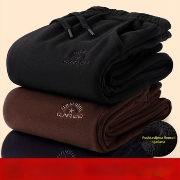 Muške lagane hlače s natpisom slova, udoban kroj, visokim strukom, za tinejdžere, poliester vlakno