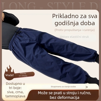 Odrasle pelene-hlače, debeli pamuk, vodootporne i otporne na curenje, perive, za nepokretne starije osobe, zaštita od bočnog curenja