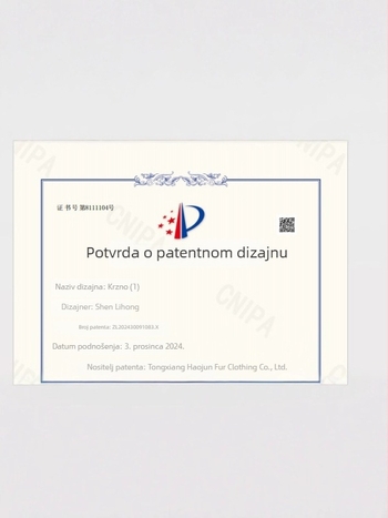 Krzneni parka kaput s ovratnikom od krzna, dugi kroj, poliester tkanina, zapadni street-hipster stil