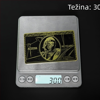 Delta Force gaming perifernija: legura kartice za sobu, crna metalna kartica Saiyid i kartica za pokretanje igre
