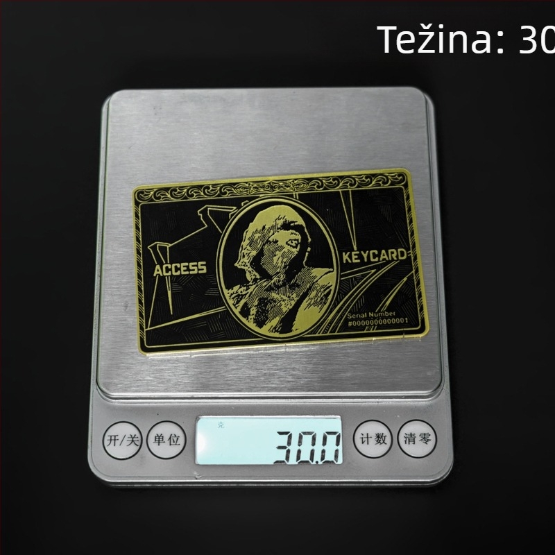 Delta Force gaming perifernija: legura kartice za sobu, crna metalna kartica Saiyid i kartica za pokretanje igre