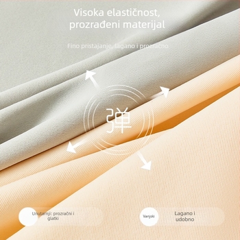 Žensko bešivno donje rublje od ice-silk, srednji porast struka, 3D podizanje bokova, pamukasta podstava, trokutaste gaćice