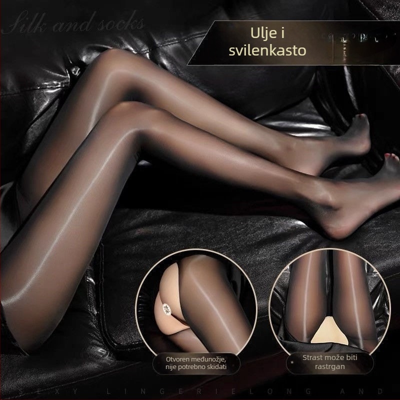 Stockings Pantyhose – Spandex, sadržaj 50–70%, noćni klub disco, seksi stil, otvoreni predeo prepona