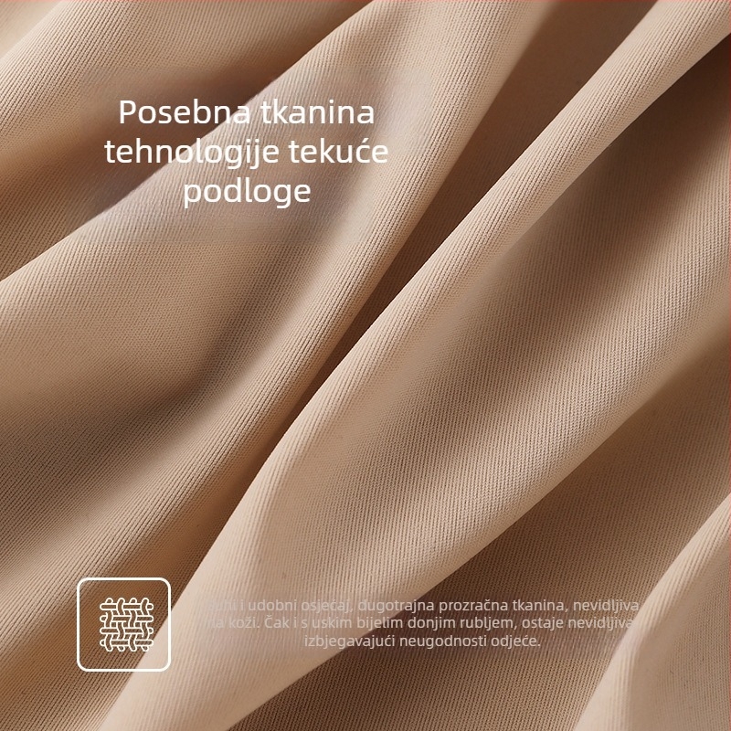 10A Ljeto Ice Silk Besprijekorne sigurnosne gaćice protiv izlaganja, nevidljivi temelj, plus veličina, 2-u-1 bokserice
