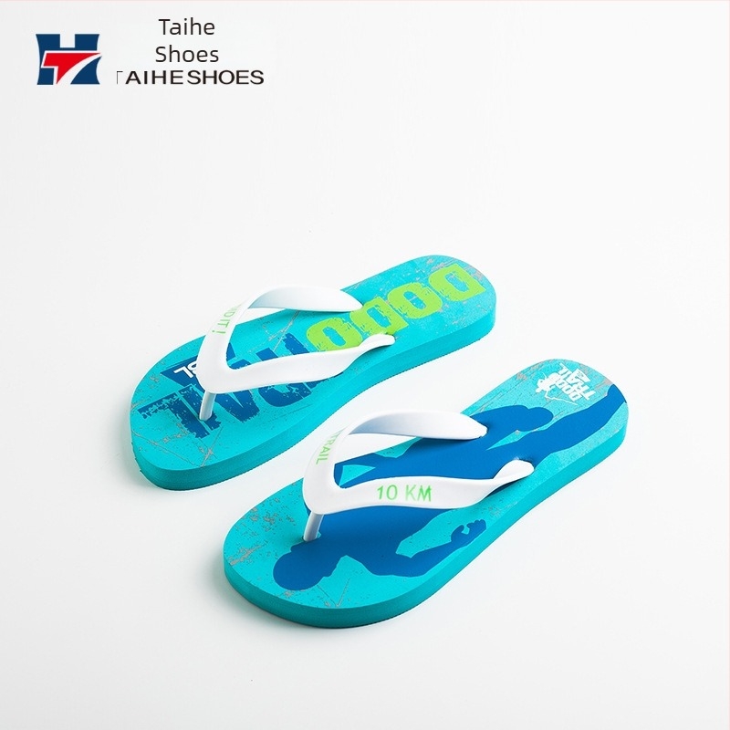 Muške sandale s PVC gornjim dijelom i EVA potplatom, Hollow-out dizajn, protuklizne, prozračne.