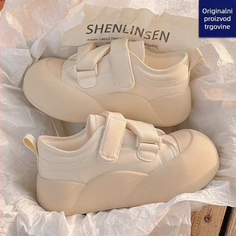 Unisex tenisice s debelim potplatom i Velcro kopčanjem, japanski stil, gornji dio PU, potplata od kompozita