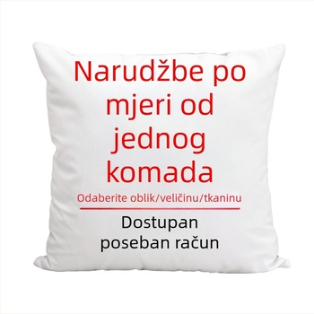 Prilagođeni jastuci s logom tvrtke, plišane igračke, jastuci za kućne ljubimce, neobični oblici i jastuci s fotografijom