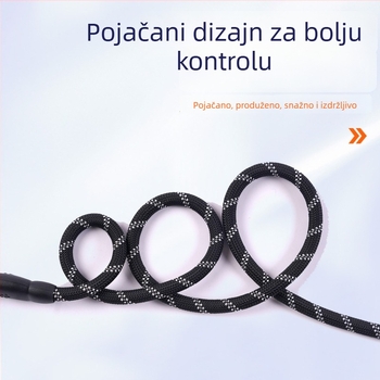 Dvostruki povodac za pse s odvojivim užetom, najlona, za manje pse