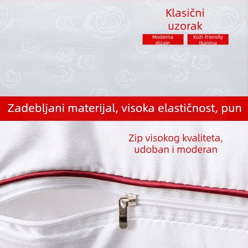 Jastuk s unutarnjim jezgrom, jednobojni uzorak, jednostavan i moderan stil, punilo: Drugo, materijal navlake: Drugo