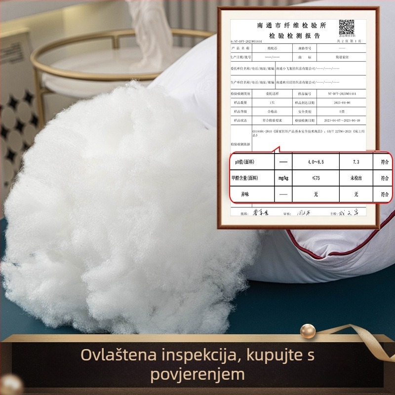 Jastuk s unutarnjim jezgrom, jednobojni uzorak, jednostavan i moderan stil, punilo: Drugo, materijal navlake: Drugo