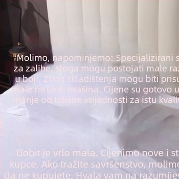 10 kom navlaka za jastuke od 100% pamuka, bijeli satenski navlaci za hotele i pansione, 60-count, debeli