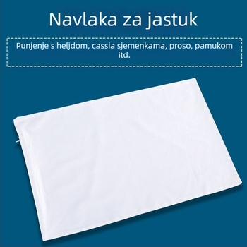 Jastučnica sa zatvaračem, poliester, glatka tkanina, reaktivno tiskanje i bojanje, moderni minimalistički stil
