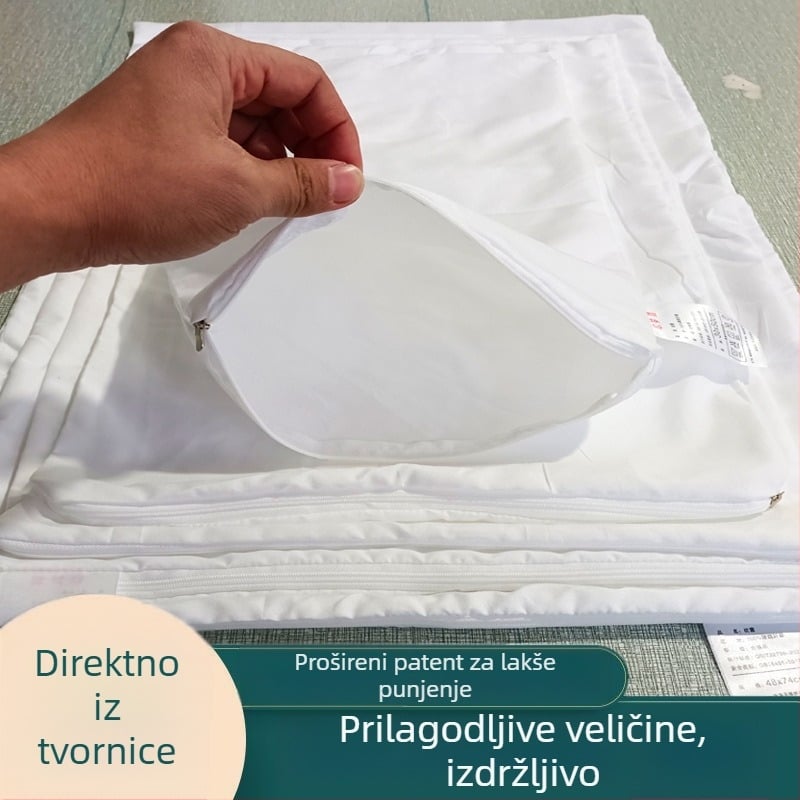 Jastučnica sa zatvaračem, poliester, glatka tkanina, reaktivno tiskanje i bojanje, moderni minimalistički stil