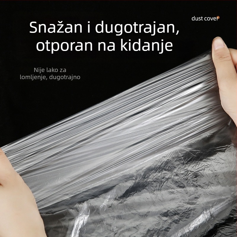 PE plastična zaštitna navlaka za posteljinu, jednobojna, moderni minimalistički stil