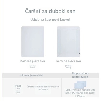 Prilagodljiva plahte s zaštitom madraca, hotelskog stila, za sve sezone, jednobojna, moderni minimalistički stil, veličina 1,5 m