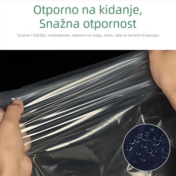 Plastični vodootporni zaštitnik madraca, proziran, otporan na prašinu i grinje, za sve sezone, pogodan za bebe, starije i kućne ljubimce