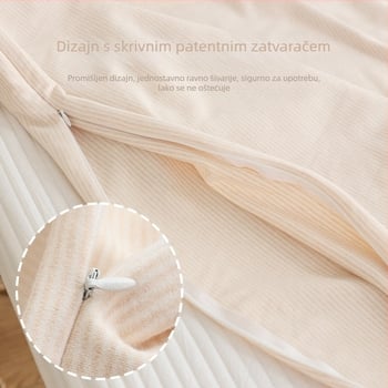 Navlaka za deku za novorođenče, 100% pamuk, izvezeni karikaturni uzorak, brusirana tkanina, jedan komad