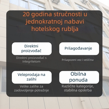 Navlaka za ćebe od 60 niti, 100% pamuk, bijela, za hotele i smještaje, za jednokrevetne i dvokrevetne krevete, četverodjelni set