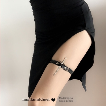 Ženski gležanj narukvica, sladak i osvježavajući stil, prilagodljivo, proljeće 2024