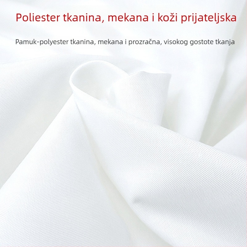Posteljina od poliestera, twill tkanina, jednostavan uzorak, moderni minimalistički stil