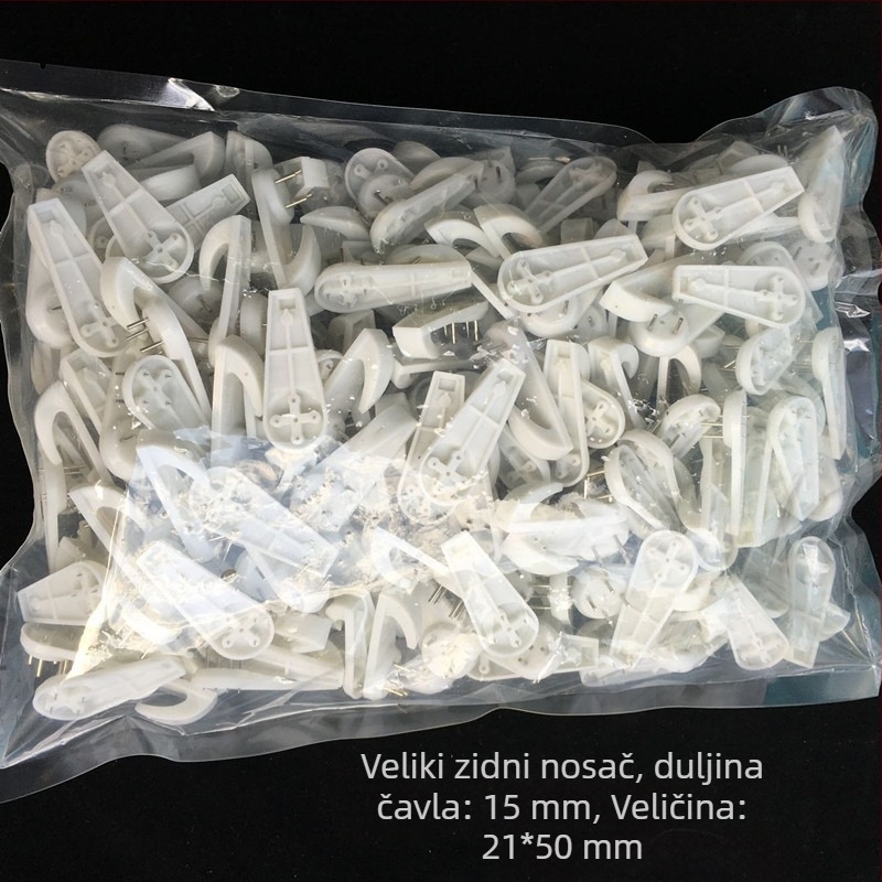 Plastični bez tragova vješak za digitalne uljne slike i foto okvire – nevidljivi zidni vješak