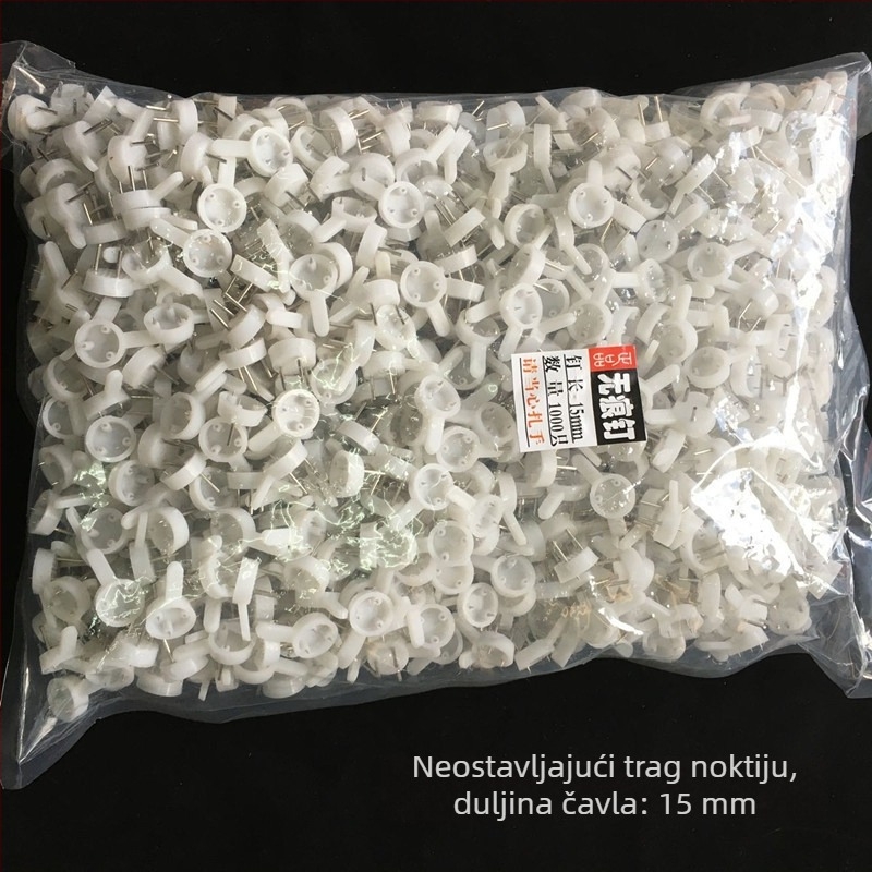 Plastični bez tragova vješak za digitalne uljne slike i foto okvire – nevidljivi zidni vješak