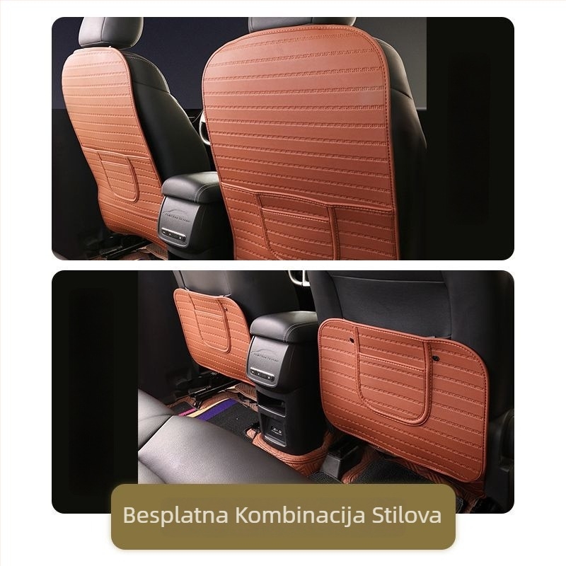 Univerzalni zaštitnik stražnje sjedalice automobila — zaštita od prljavštine, udaraca i habanja, mogućnost prilagodbe logotipa