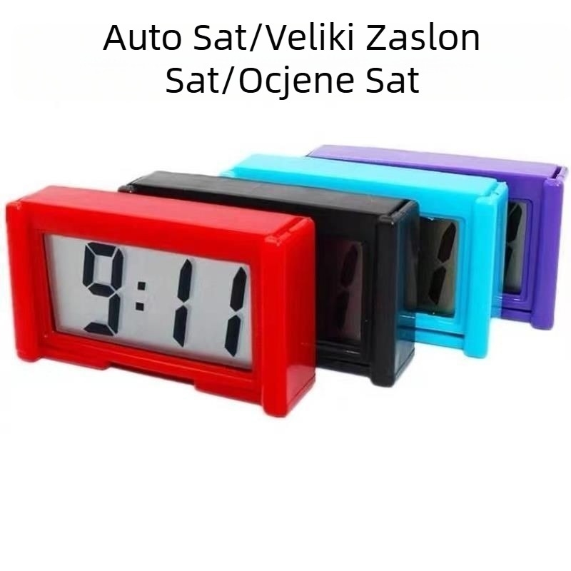 Sat s svjetskim vremenom, LCD brojčani prikaz, napajanje baterijom, plastično kućište, elektronički mehanizam