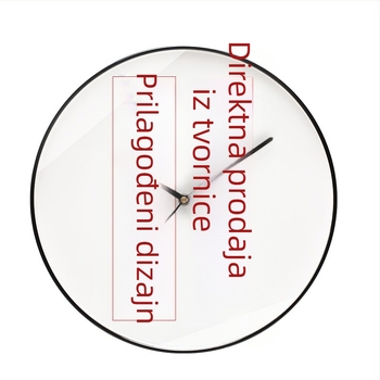 Prilagodljivi plastični zidni sat za DIY dizajn, ODM/OEM