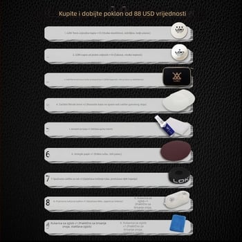 Stolnoteniska reketa s karbonskom osnovom, guma s reverznim ljepilom, horizontalni udar, jednostrani udar, mogućnost personalizacije s logom