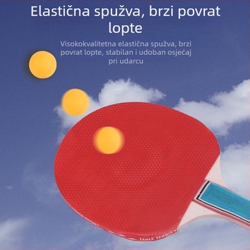 NAILI daska za stolni tenis, masivno drvo, baza od topole, dvostrano ljepilo guma, vodoravni udarac, standardne specifikacije