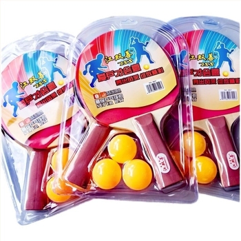 Set ping-pong reketa s poplar oštricom, guma Straight Glue, horizontalnog tipa reketa, porijeklo Hangzhou, mogućnost prilagodbe logotipa