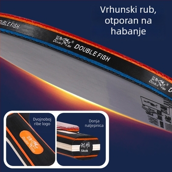 Pisces reketa za stolni tenis – poplar ploča, anti-lepljiva guma, direktni udar, za stolni tenis i badminton