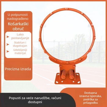 Dječji okvir za koš za unutarnju i vanjsku upotrebu – lijevano željezo, tiho treniranje, kućna košarka ploča