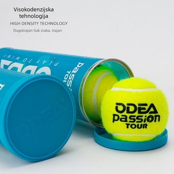 Odea teniska lopta, gumena konstrukcija, visoka elastičnost, izdržljiva natjecateljska lopta, pakiranje od 4 kom.
