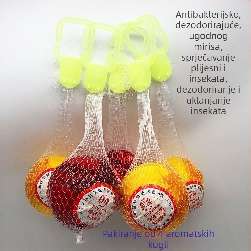 Huaxing kamforne pilule za kućnu upotrebu – deodorizacija, sterilizacija i dezinfekcija; Pakiranje: kutija s 8 tableta ili kutija s 24 tablete