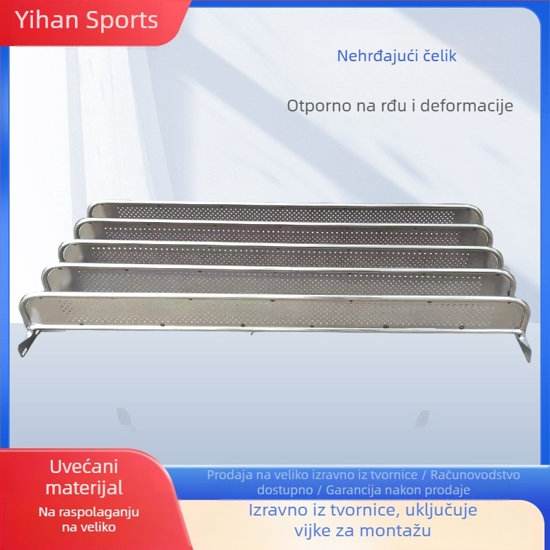 Vanjski stalak za stolni tenis s mrežastim okvirom od nehrđajućeg čelika