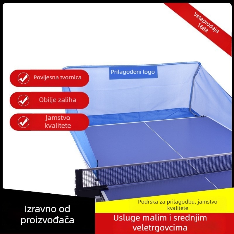 Kućna mreža za stolni tenis za kućnu upotrebu s automatskim podjelom lopti, prijenosna stolna mreža (Materijal: MDF; Kategorija: Mreža, nosač lopti; Kategorija proizvoda: Mreža za stolni tenis i nosač)